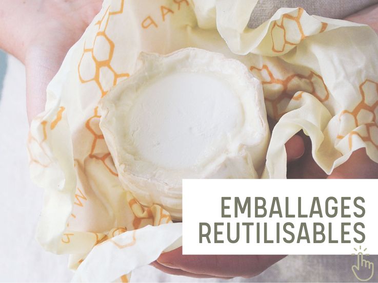 Emballages réutilisables et compostable bio vrac bees' wrap